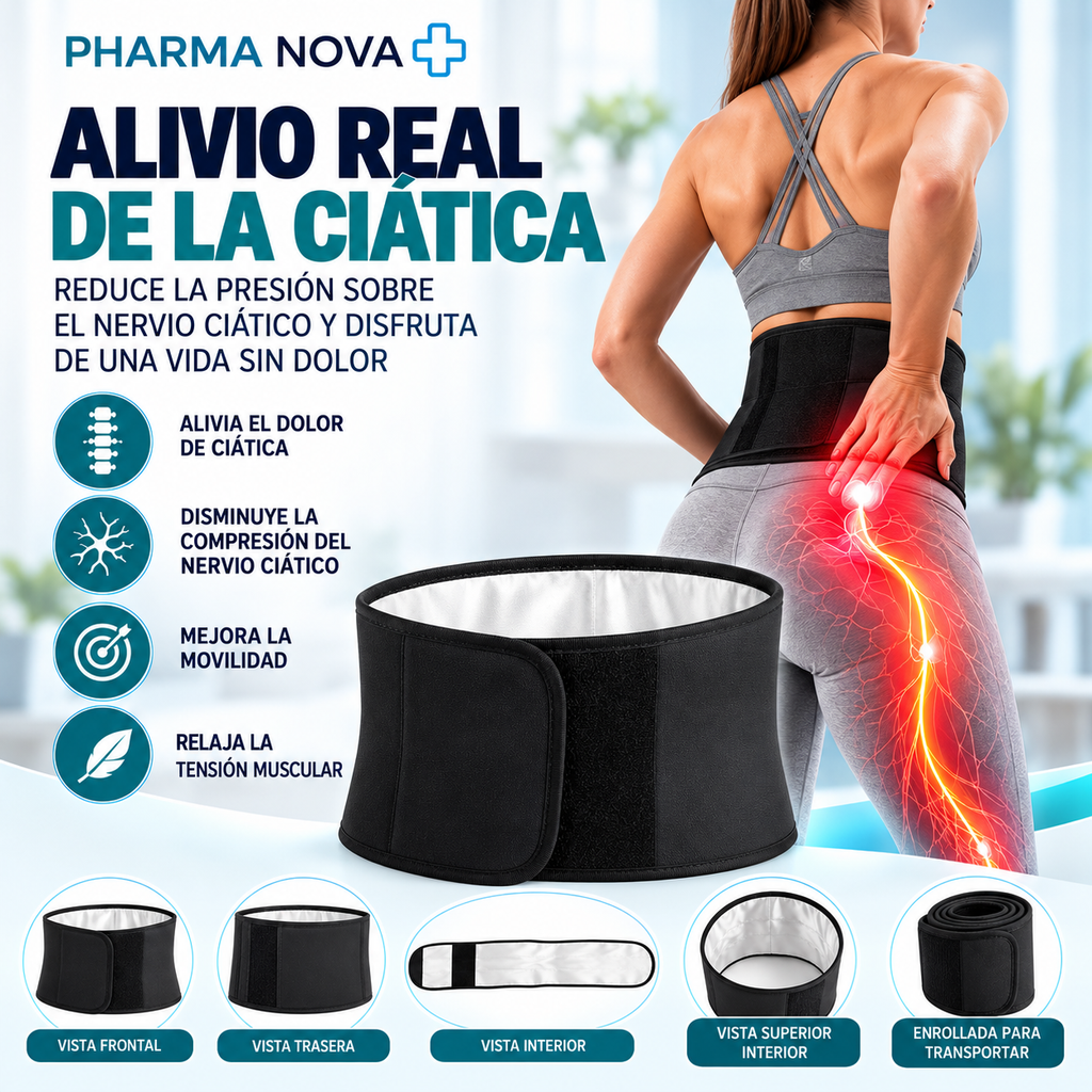 Faja Lumbar Ortopédica Termoactiva | Pharmanova™️