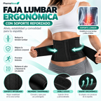 Faja Lumbar Ergonómica Reforzada
